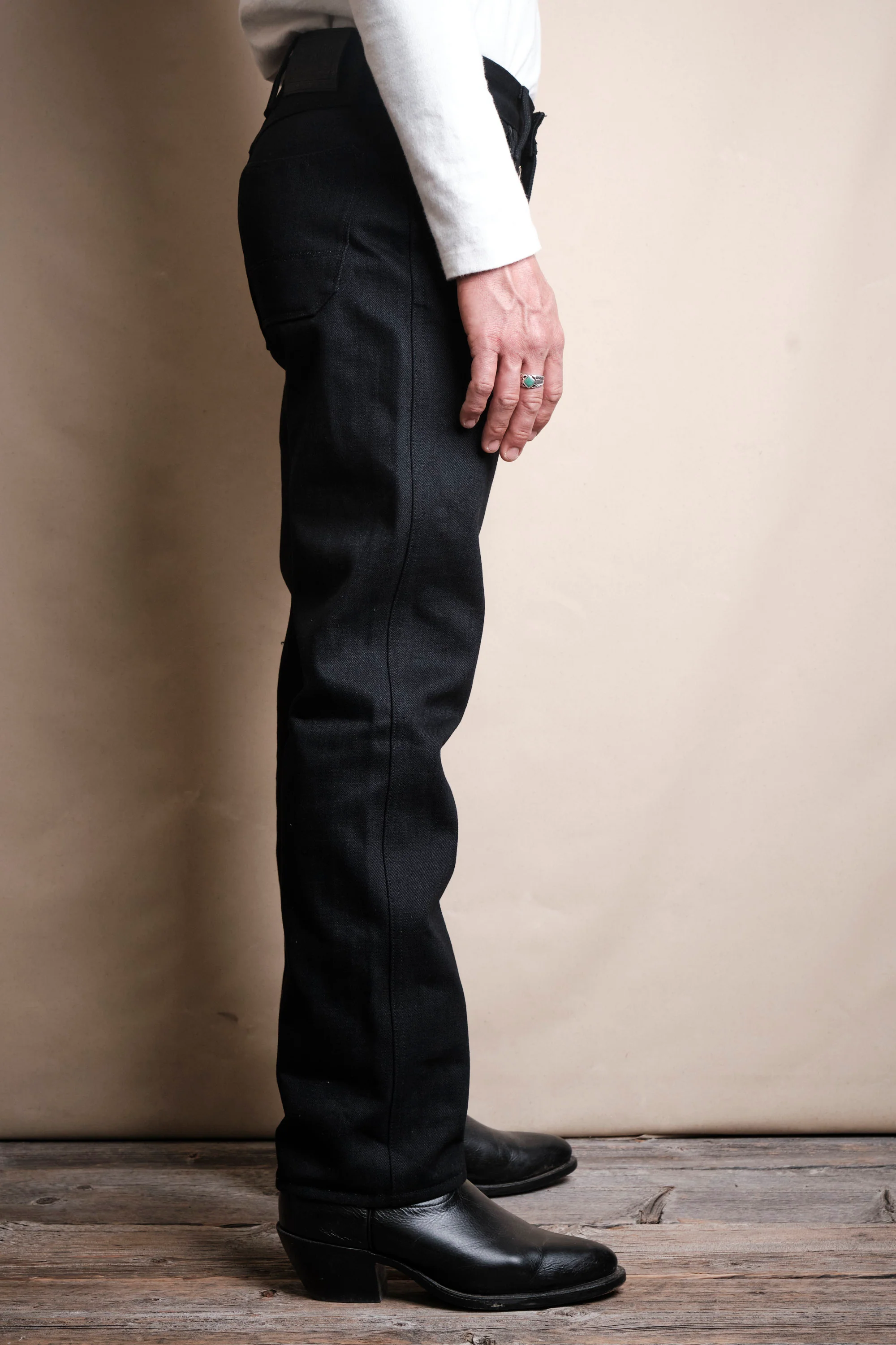 Wilkes Western <span>17 Ounce Black Denim </span> - Image 4