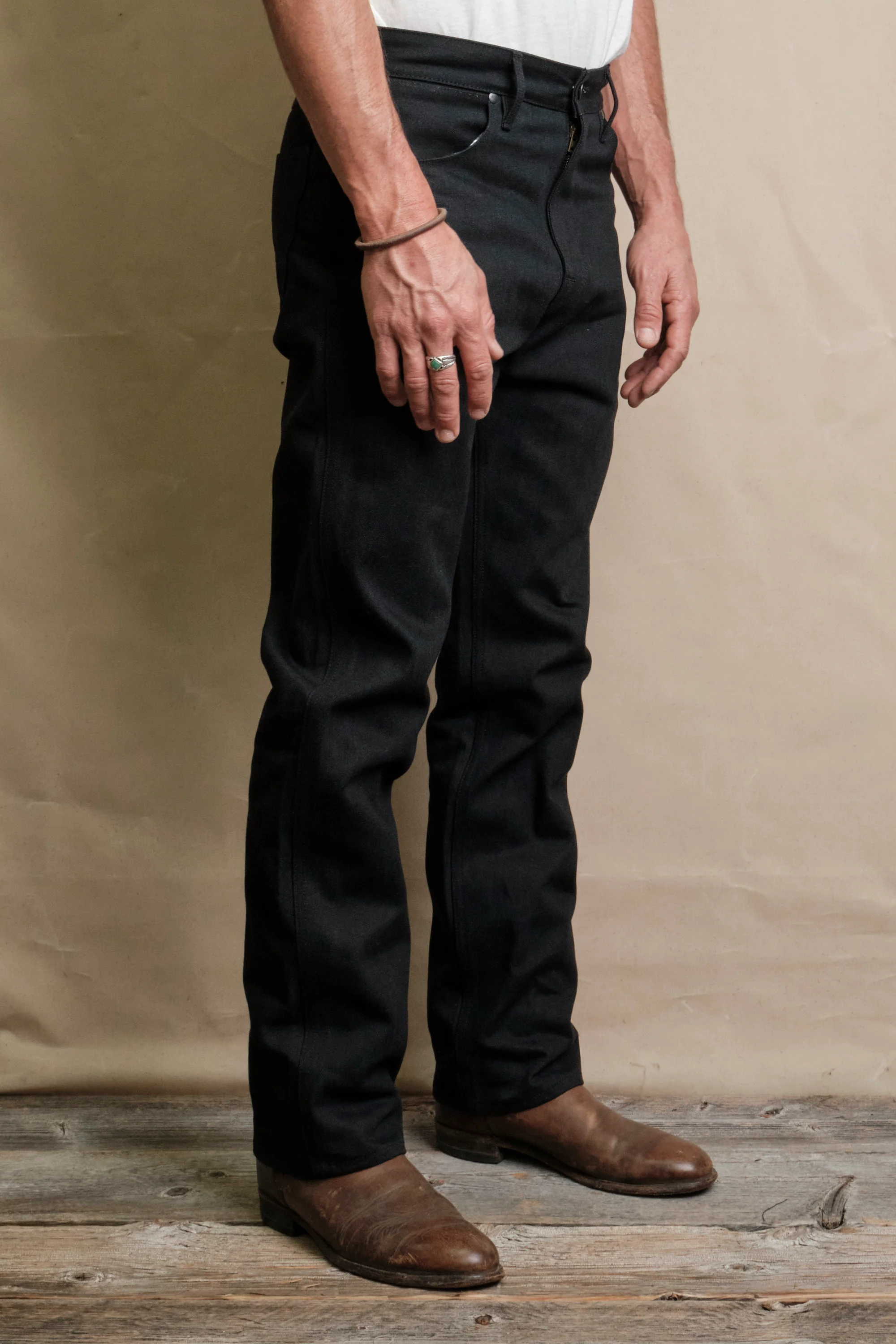 Wilkes Western <span>raw 14.25 Ounce Black Grey </span> - Image 5