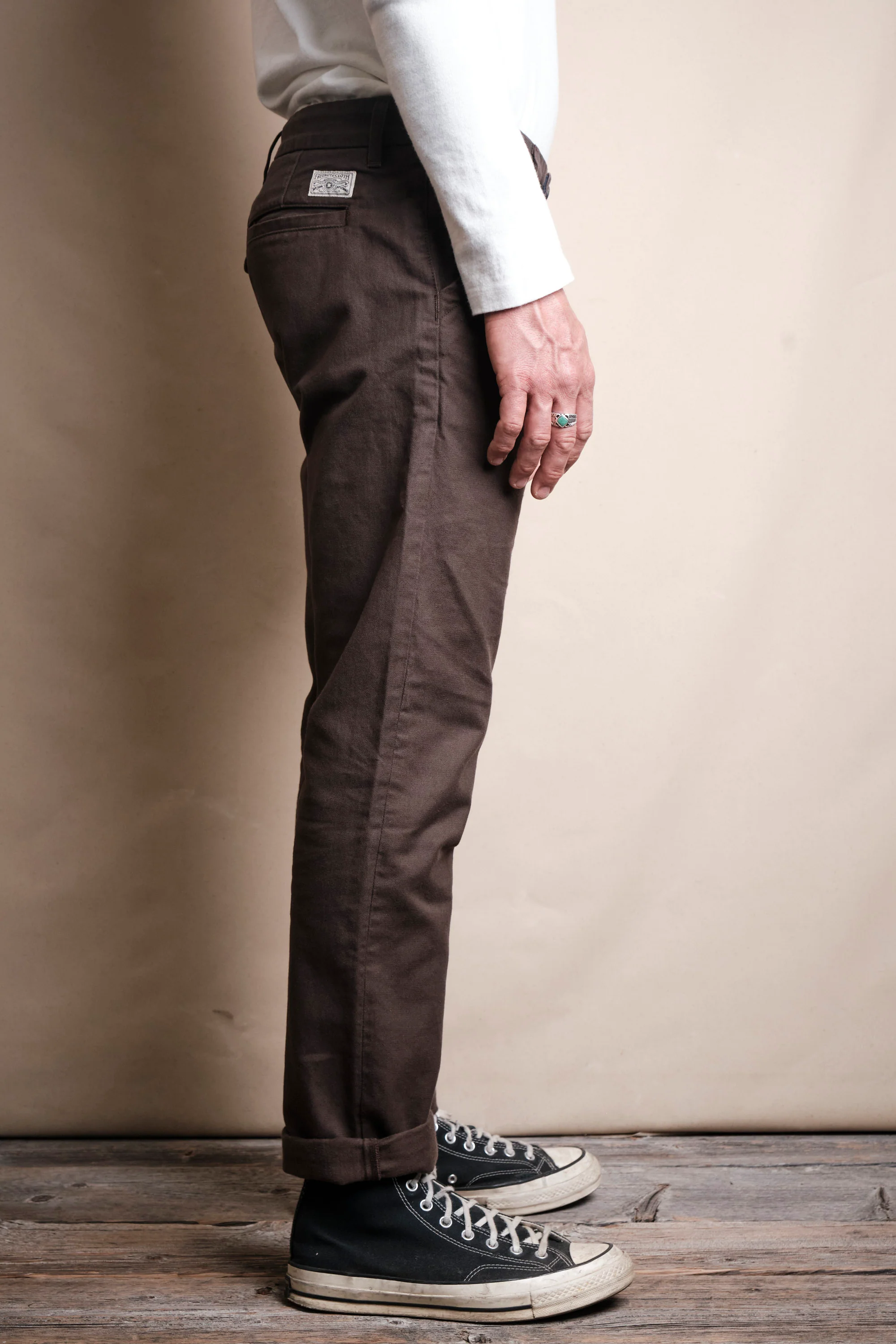 Workers Chino Slim Fit <span> Bark</span> - Image 3