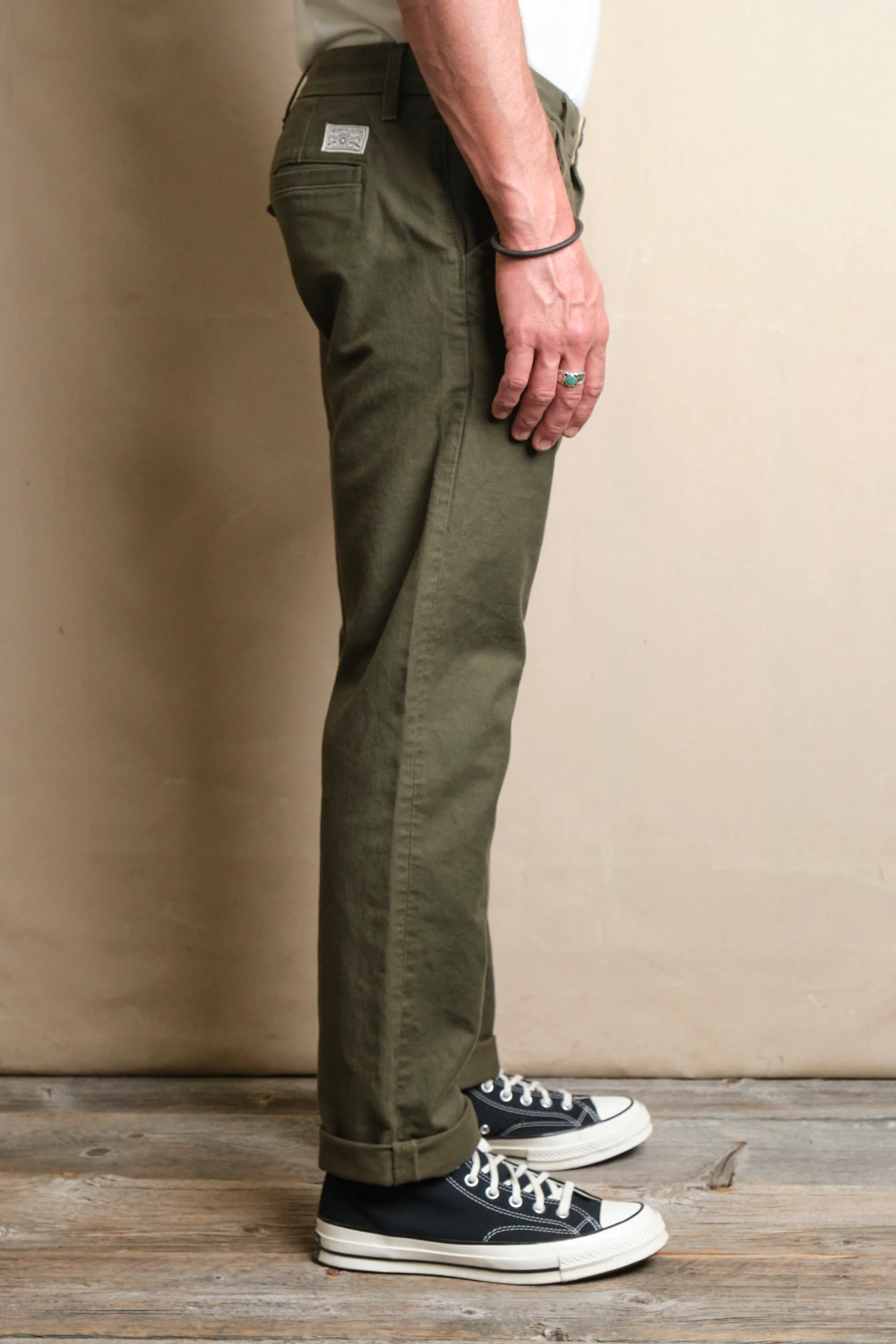 Workers Chino Slim Fit <span> Olive</span> - Image 3